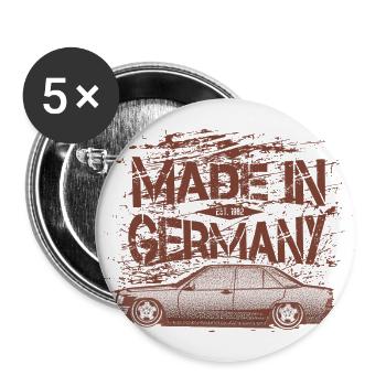 W 201 190 E EVO2 - Lot de 5 grands badges (56 mm) - blanc - Devant