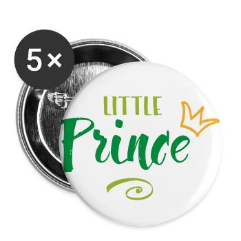 little prince - Buttons groß 56 mm (5er Pack) - Weiß - Vorne