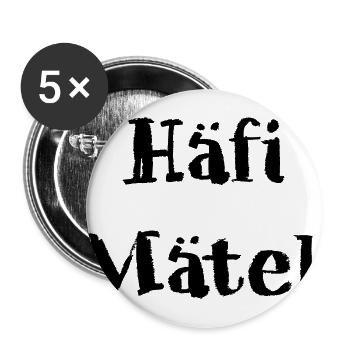 Haefi Maetel - Buttons groß 56 mm (5er Pack) - Weiß - Vorne