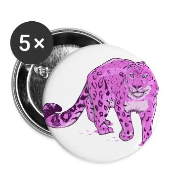 The pink Panther - Buttons large 2.2''/56 mm (5-pack) - white - Front