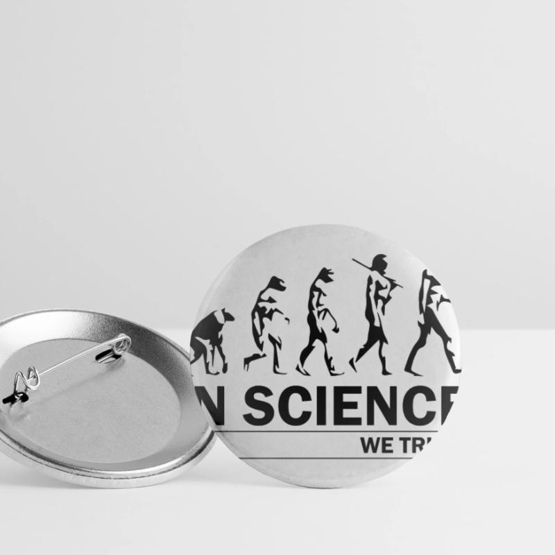 Science Evolution Buttons large 2.2''/56 mm (5-pack)