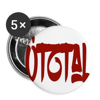 Ötztal - Tirol - Buttons groß 56 mm (5er Pack) - Weiß - Vorne
