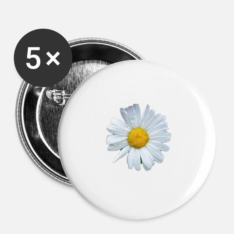 daisy - Buttons large 2.2''/56 mm (5-pack) - white