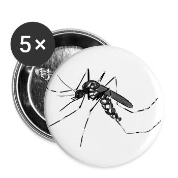 Mosquito - Buttons large 2.2''/56 mm (5-pack) - white - Front