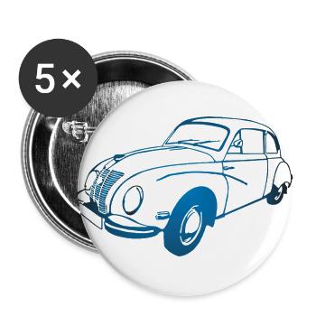 IFA F9 EMW 309 - Buttons groß 56 mm (5er Pack) - Weiß - Vorne
