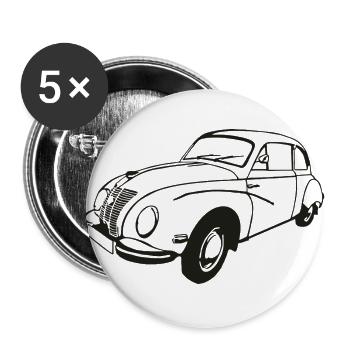 IFA F9 EMW 309 - Buttons groß 56 mm (5er Pack) - Weiß - Vorne