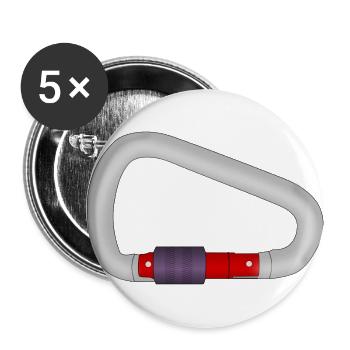 climbing ladder climbing ladder cycling mountain s - Buttons large 2.2''/56 mm (5-pack) - white - Front