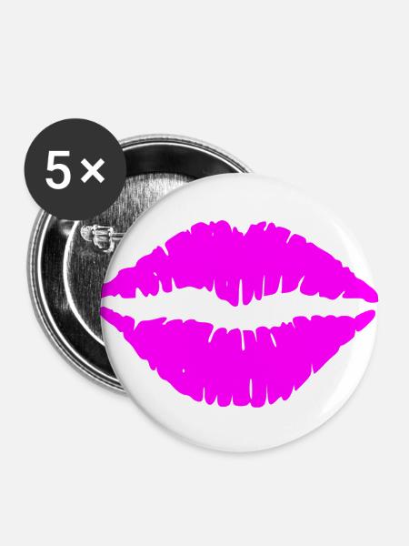 lips 46339 - Buttons groß 56 mm (5er Pack) - Weiß