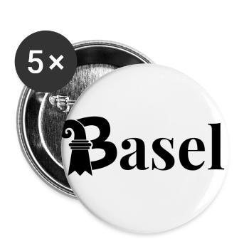 Basel - Buttons large 2.2''/56 mm (5-pack) - white - Front