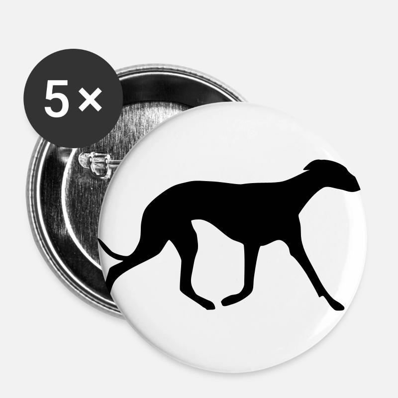 Whippet - Buttons large 2.2''/56 mm (5-pack) - white