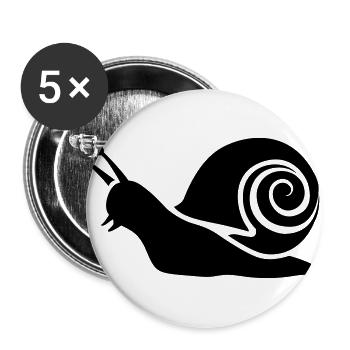slug - Buttons large 2.2''/56 mm (5-pack) - white - Front