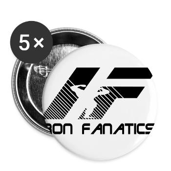 Iron Fanatics - Buttons large 2.2''/56 mm (5-pack) - white - Front