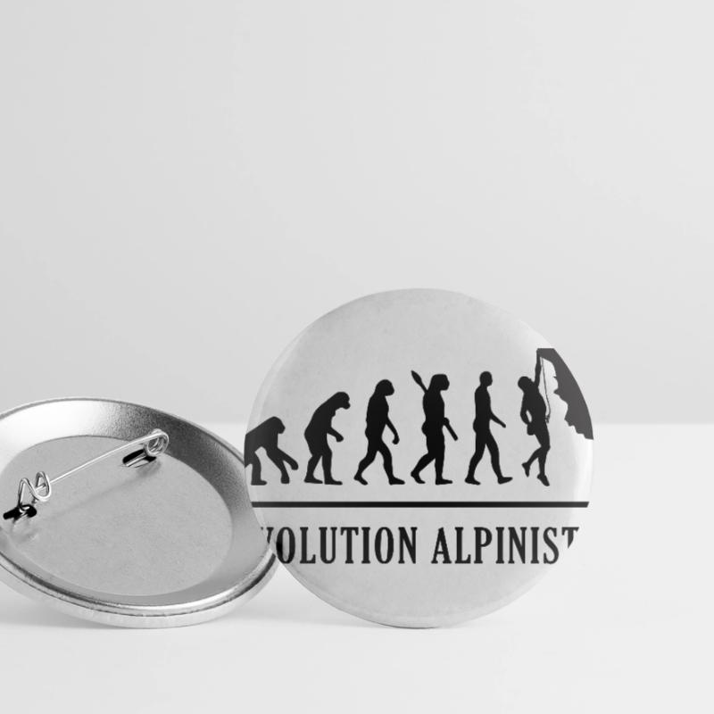 Évolution Alpinisme - Evolution Alpiniste Lot de 5 grands badges (56 mm)