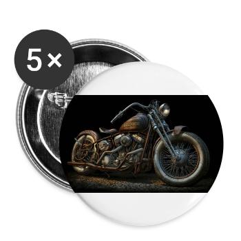 Bobber - Buttons large 2.2''/56 mm (5-pack) - white - Front