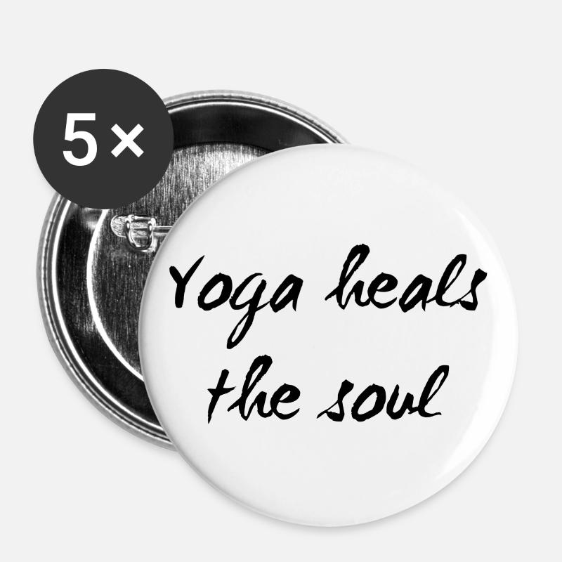 yoga - Buttons large 2.2''/56 mm (5-pack) - white