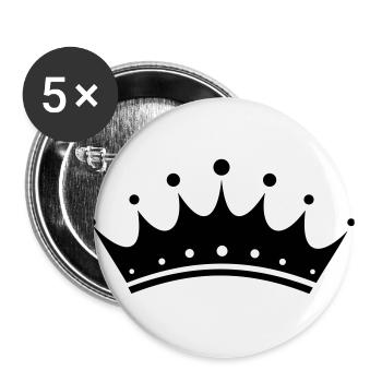crown - Buttons large 2.2''/56 mm (5-pack) - white - Front