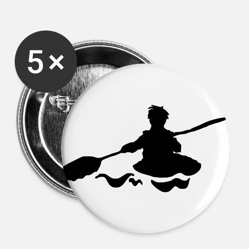 canoe - Buttons large 2.2''/56 mm (5-pack) - white