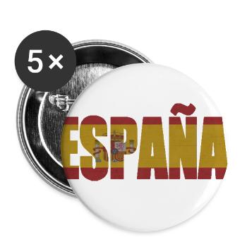 # ESPAÑA - Buttons groß 56 mm (5er Pack) - Weiß - Vorne