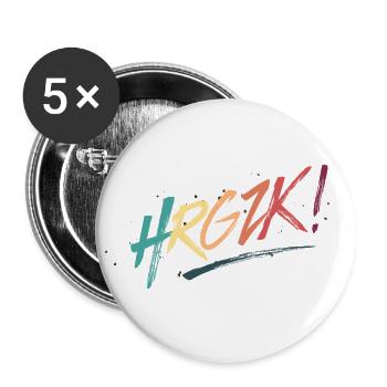 Herrgottzack - Herrgottsack - Sack Cement - HRGZK - Buttons large 2.2''/56 mm (5-pack) - white - Front