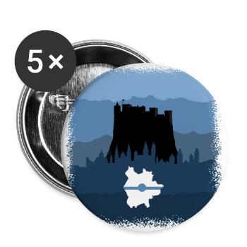 Mystic Sbg - Buttons large 2.2''/56 mm (5-pack) - white - Front