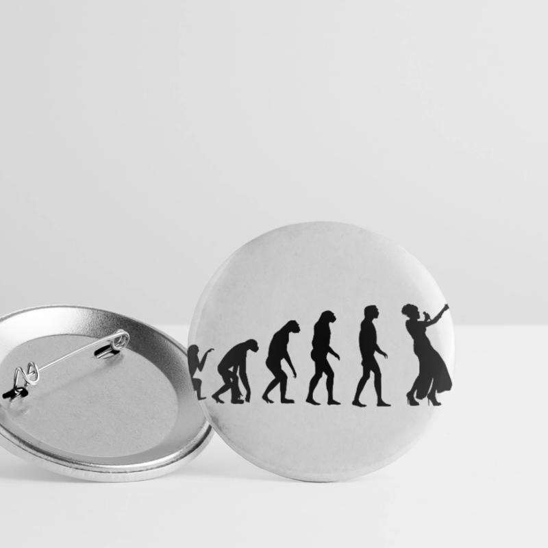 Evolution singer Buttons large 2.2''/56 mm (5-pack)