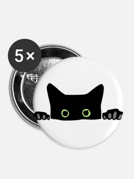cat - Buttons large 2.2''/56 mm (5-pack) - white