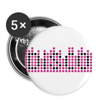 disco 2c equalizer EN - Buttons large 2.2''/56 mm (5-pack) - white - Front
