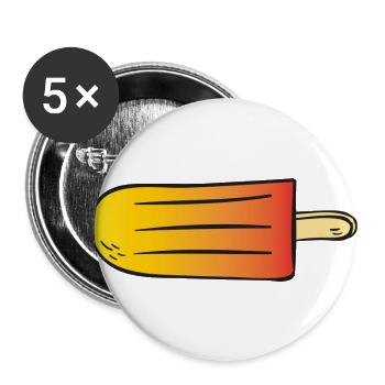 popsicle - Buttons large 2.2''/56 mm (5-pack) - white - Front