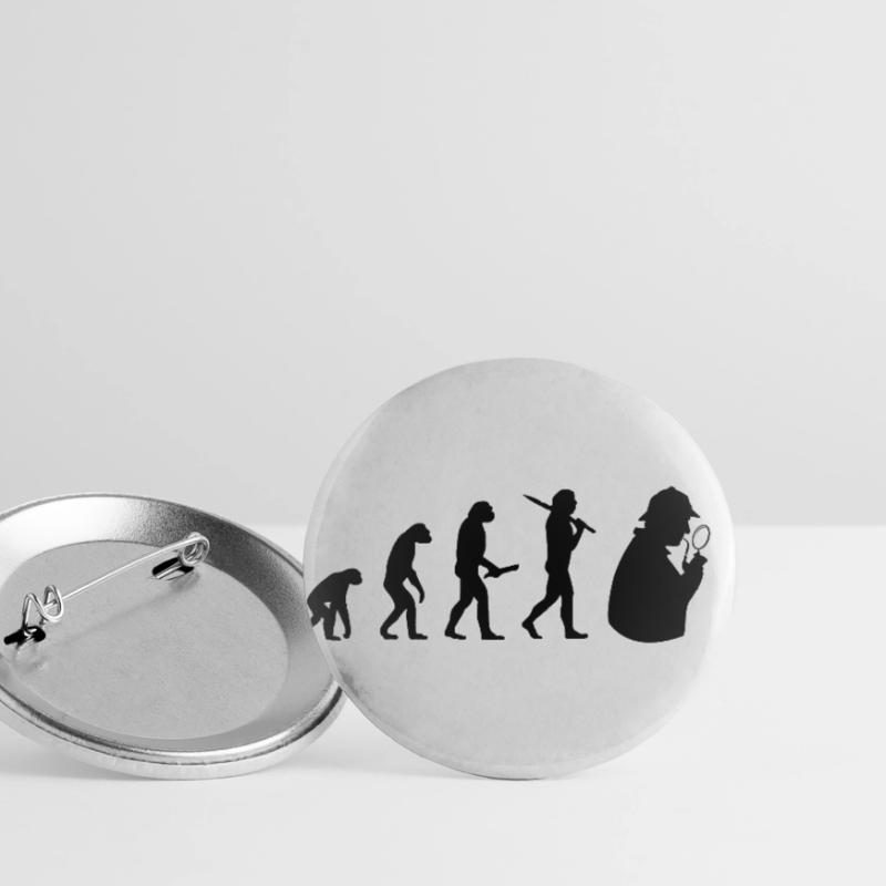sherlock holmes evolution progress development Buttons large 2.2''/56 mm (5-pack)
