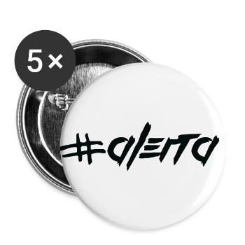 Alerta Alerta Antifascista - Contre le droit - Lot de 5 grands badges (56 mm) - blanc - Devant