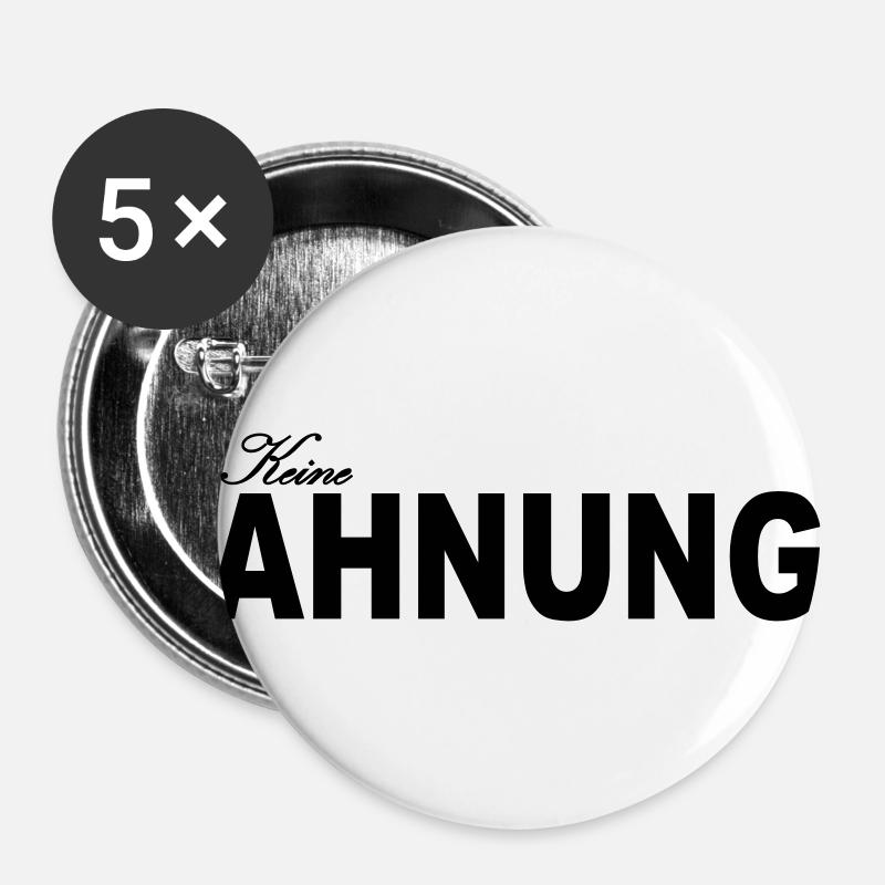 no idea - Buttons large 2.2''/56 mm (5-pack) - white