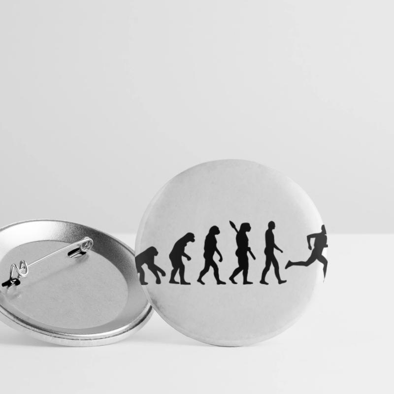Evolution running Buttons large 2.2''/56 mm (5-pack)