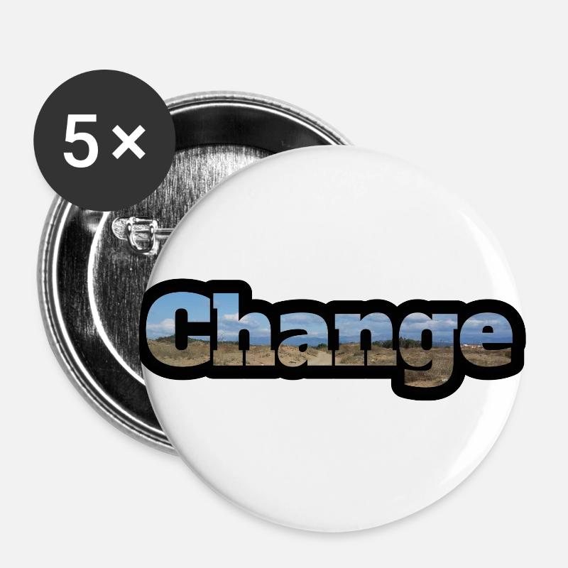 Change - Buttons large 2.2''/56 mm (5-pack) - white