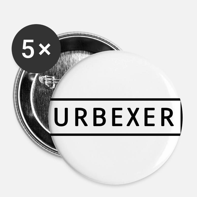 Urbexer - Buttons large 2.2''/56 mm (5-pack) - white