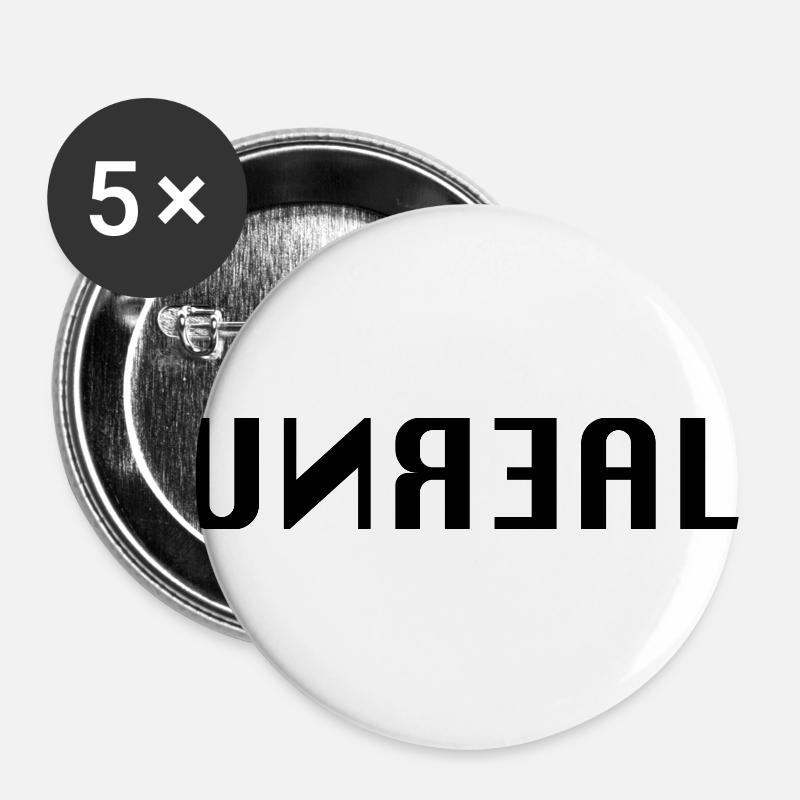 unreal - Buttons large 2.2''/56 mm (5-pack) - white
