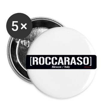 Roccaraso - Buttons large 2.2''/56 mm (5-pack) - white - Front