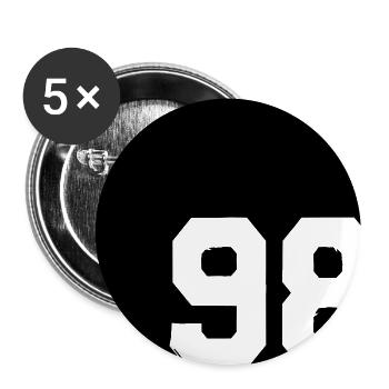 1998 - Buttons large 2.2''/56 mm (5-pack) - white - Front