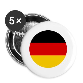 Meine Heimat ist KAARST - Buttons groß 56 mm (5er Pack) - Weiß - Vorne