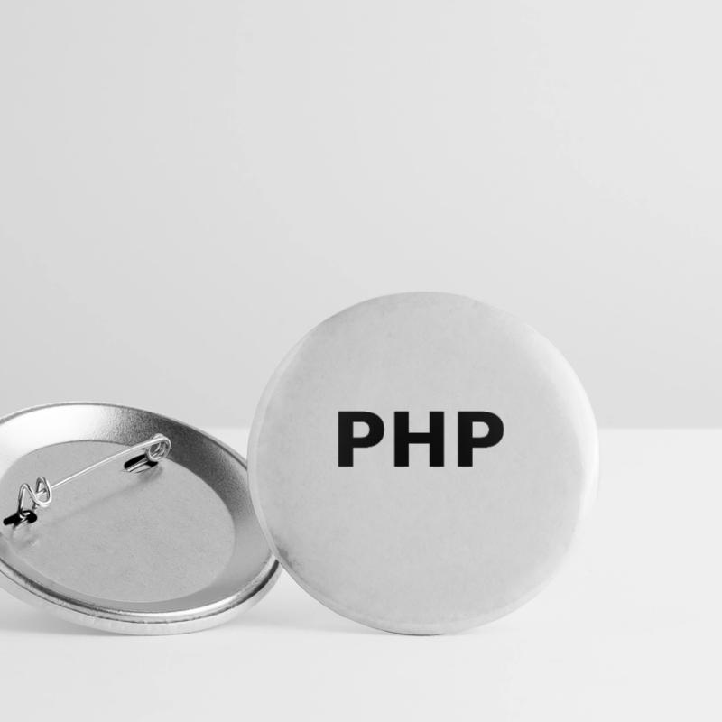 PHP for web designers Buttons large 2.2''/56 mm (5-pack)