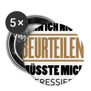 Can't judge I would have to be interested - Buttons large 2.2''/56 mm (5-pack) - white - Front
