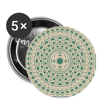 RF323AUK - Buttons large 2.2''/56 mm (5-pack) - white - Front