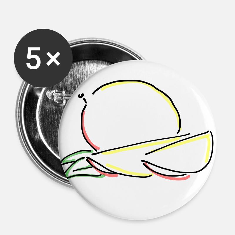 mango - Buttons large 2.2''/56 mm (5-pack) - white