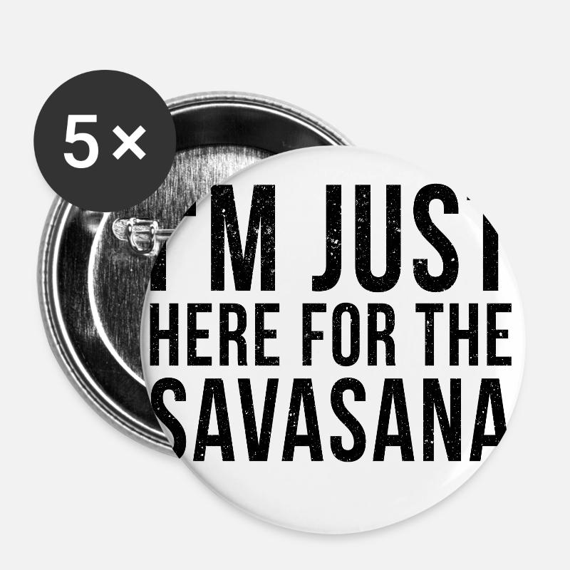 yoga - Buttons large 2.2''/56 mm (5-pack) - white