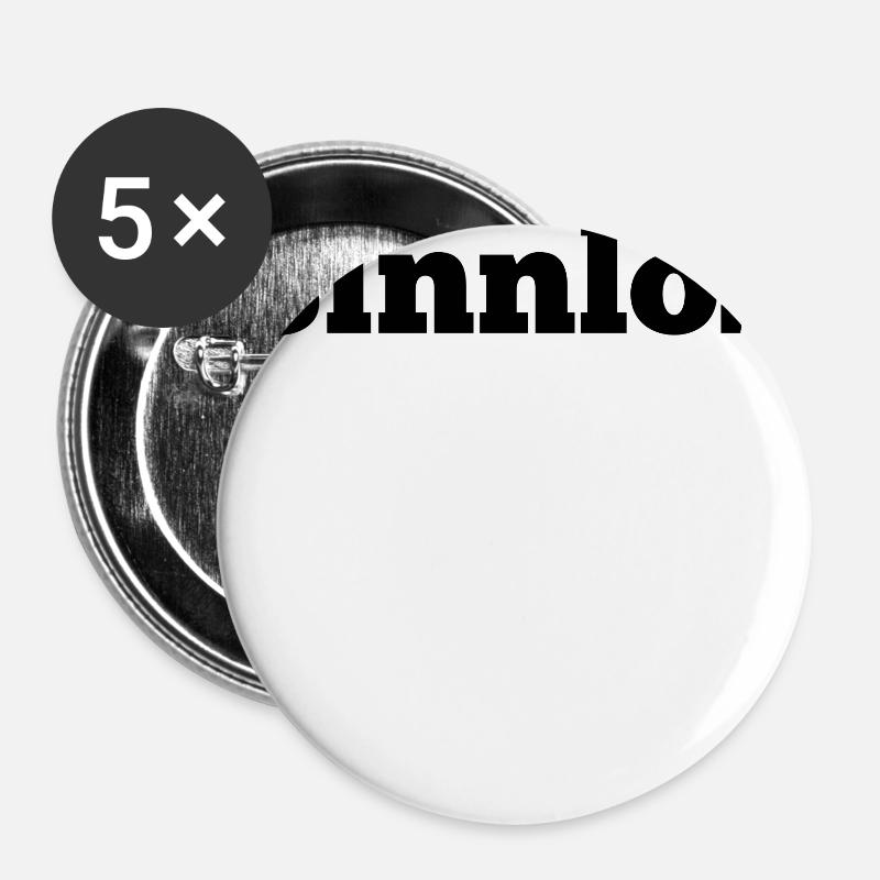senseless - Buttons large 2.2''/56 mm (5-pack) - white