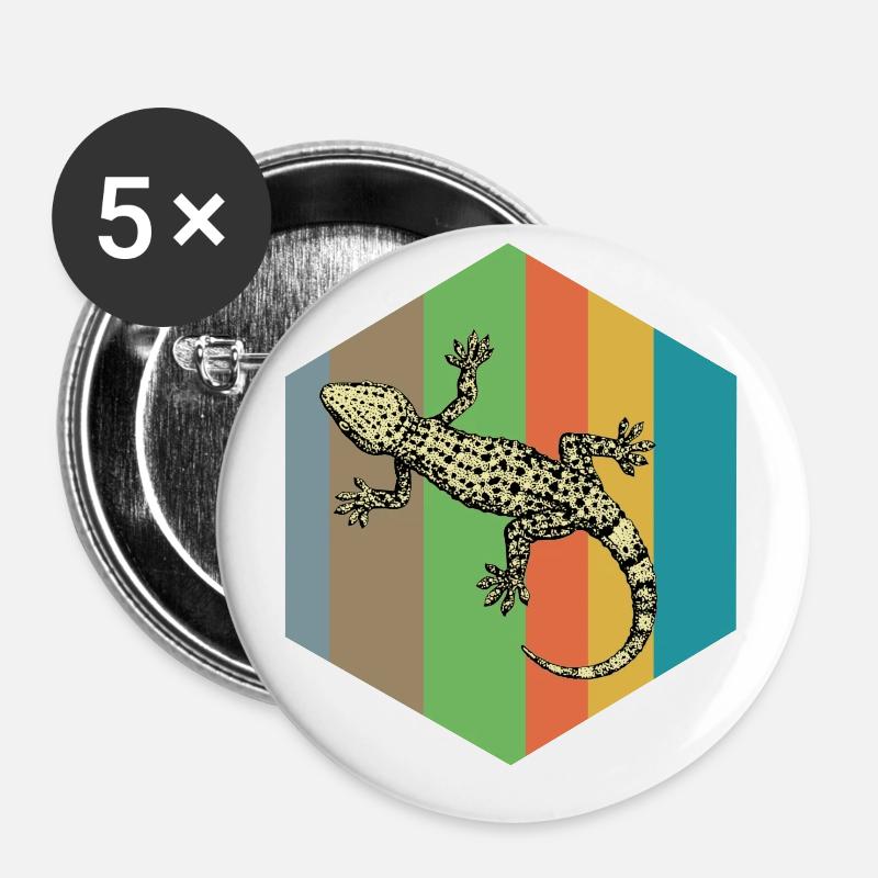 lizard - Buttons large 2.2''/56 mm (5-pack) - white