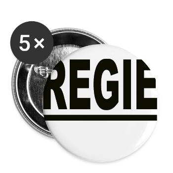 Director black - Buttons large 2.2''/56 mm (5-pack) - white - Front