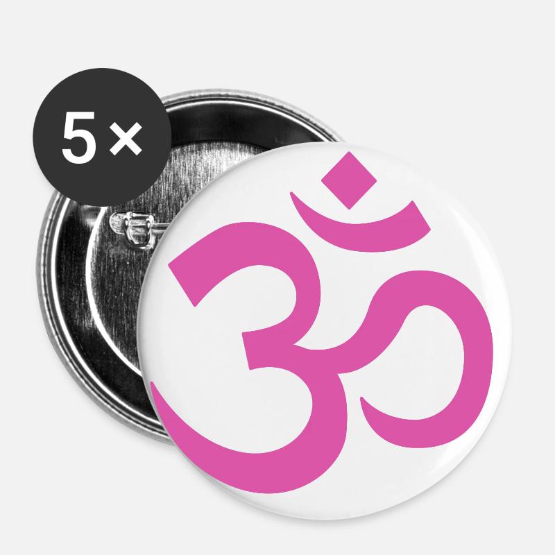 OM 23 - Buttons large 2.2''/56 mm (5-pack) - white