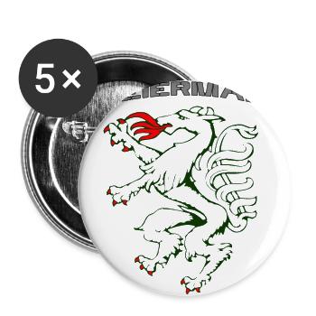 Steiermark - Buttons groß 56 mm (5er Pack) - Weiß - Vorne