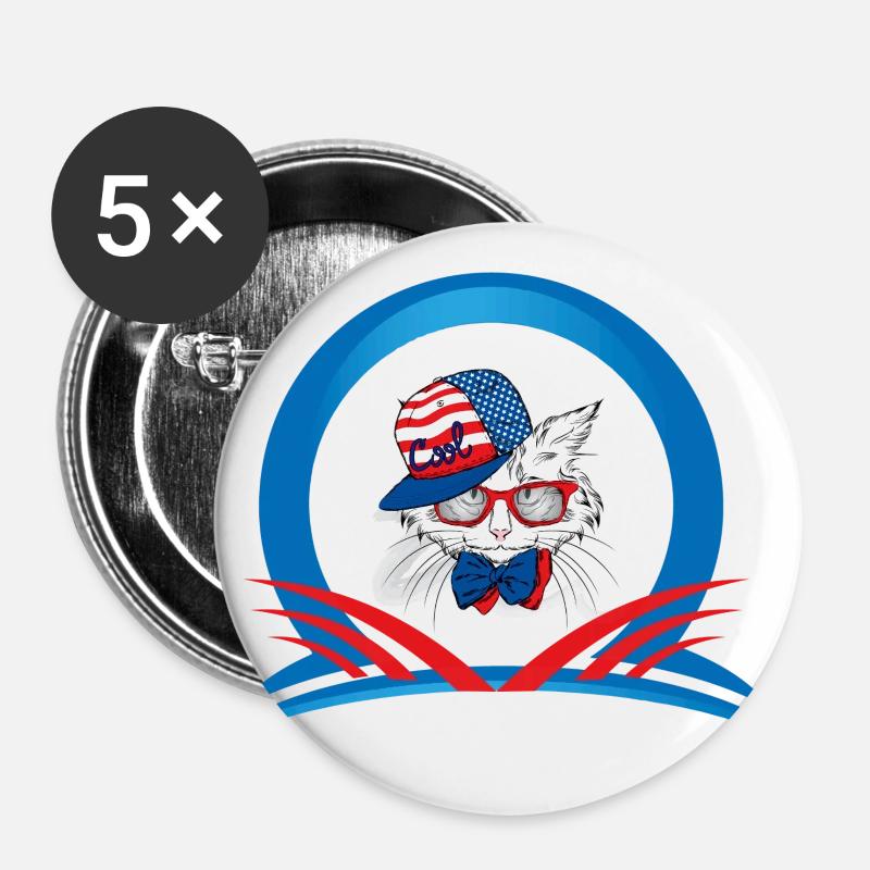 COOL COOL - Buttons large 2.2''/56 mm (5-pack) - white