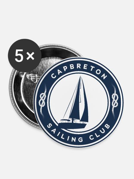 Capbreton - Buttons large 2.2''/56 mm (5-pack) - white